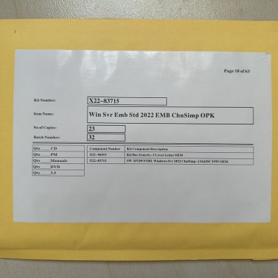 Win Svr 2022 标准版